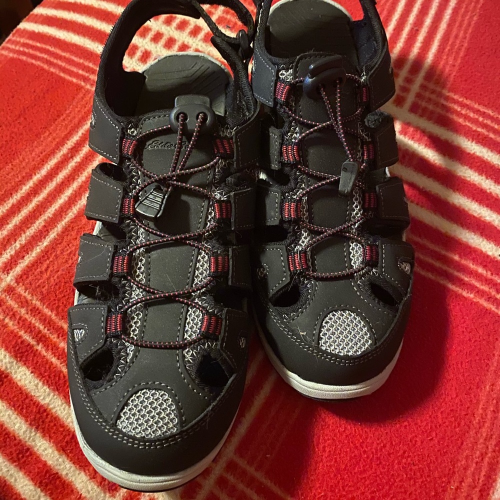 Gently used men’s sandals.